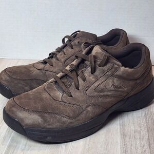 Rockport Prowalker Brown Suede Leather Walking Comfort Shoes Men's Size 11 Wide